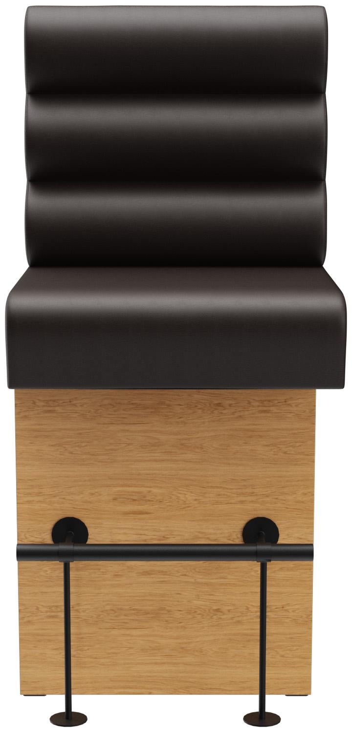 Abbildung Abschlusselement rechts 60cm Ripple Vorderansicht