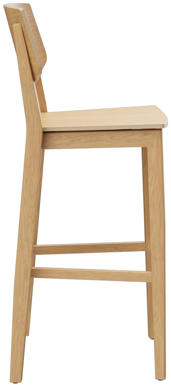 Abbildung bar stool Quorum C Seitenansicht