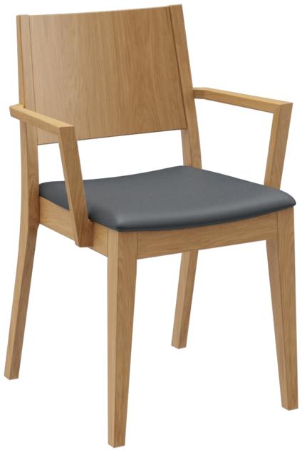 Stoel met armleuningen Quin