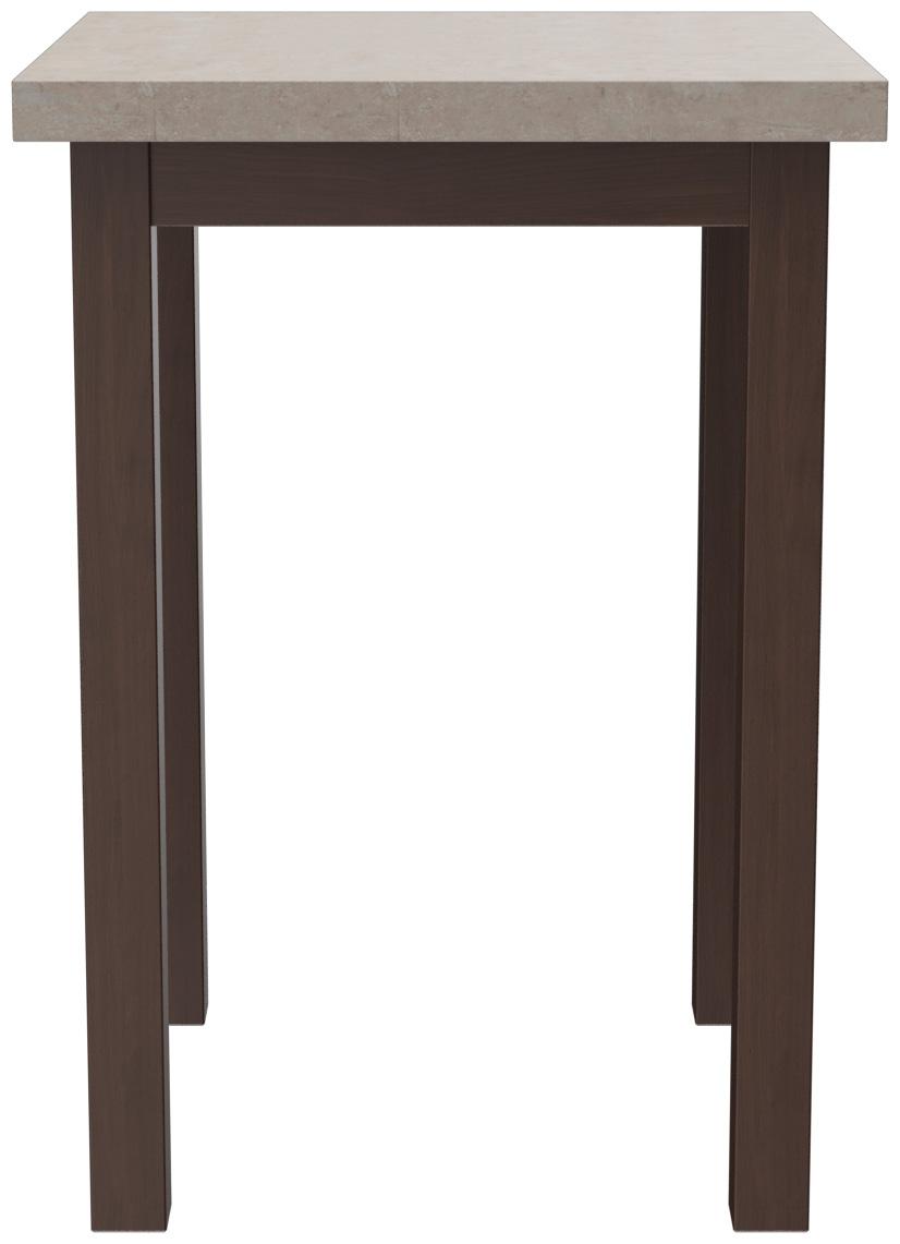 Abbildung halbhoher Tisch Dunia Seitenansicht