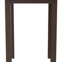 Abbildung halbhoher Tisch Dunia Seitenansicht