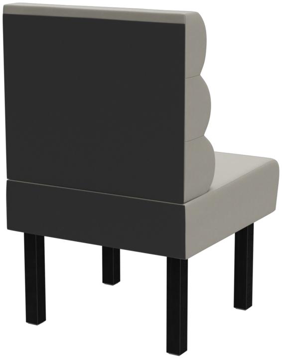 Abbildung Left-hand end element 60 cm Ripple Schrägansicht