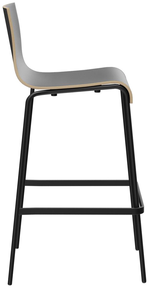 Abbildung Tabouret de bar Paula Seitenansicht