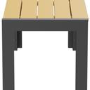 Abbildung 2-seater bench Risa Seitenansicht