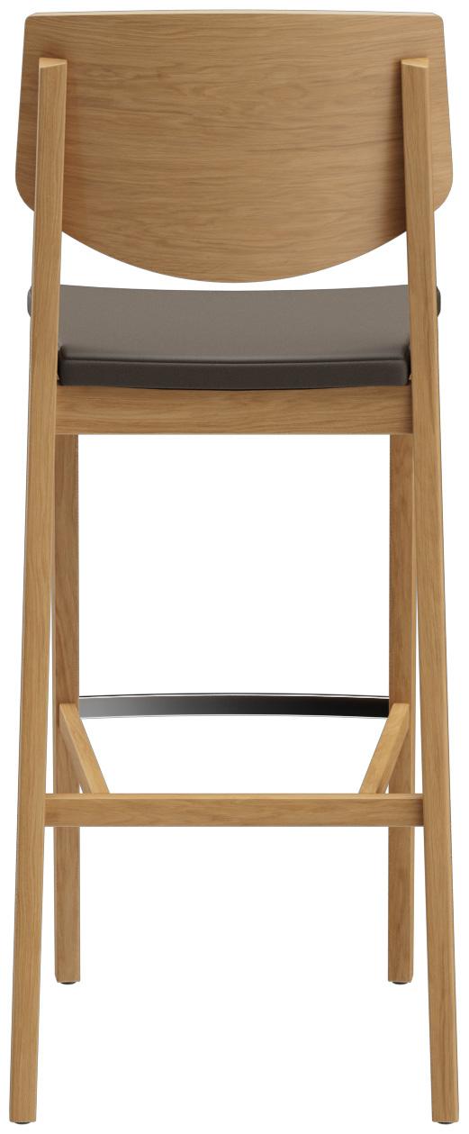 Abbildung Tabouret de bar Quorum C Rückansicht