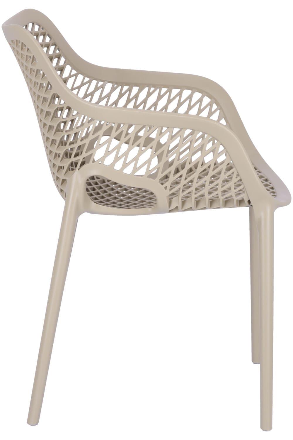 Abbildung Chaise à accoudoirs Emilia Seitenansicht