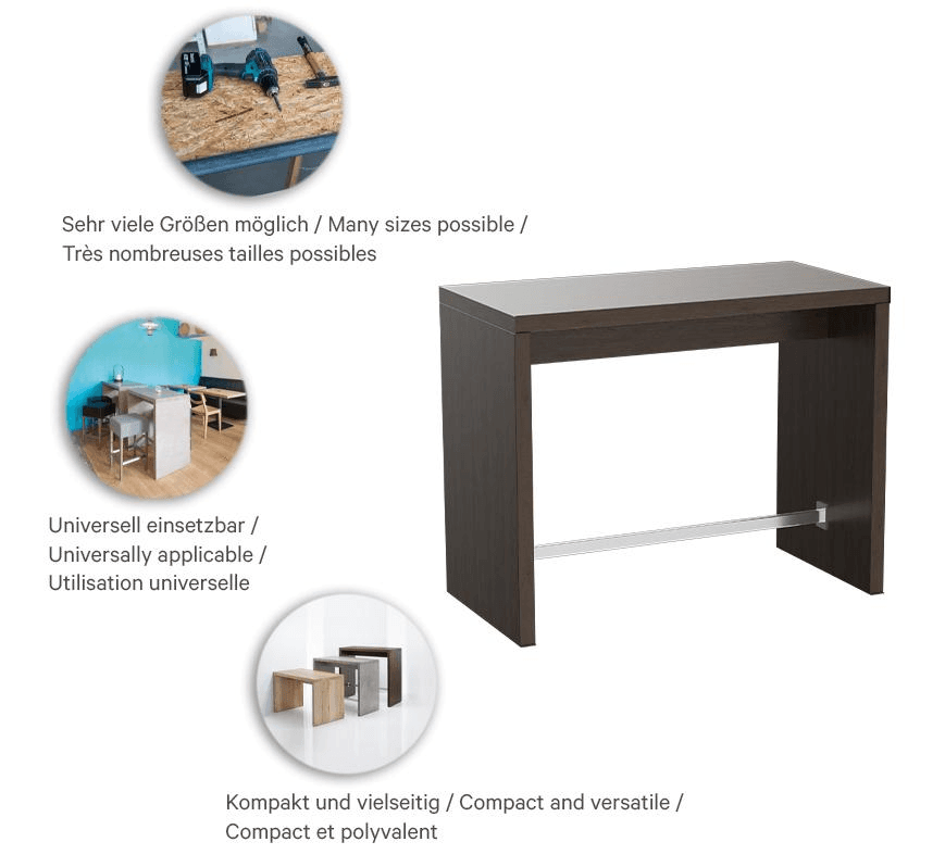 Abbildung Counter-height table Formline