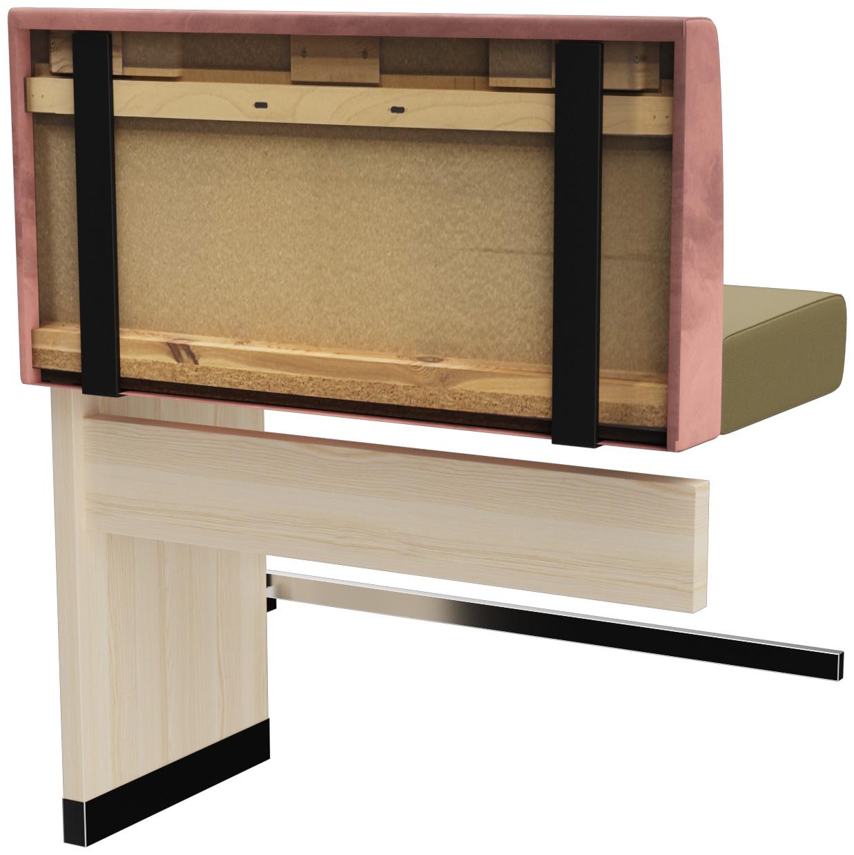 Abbildung Anbau-/Abschlusselement 100 cm H-Line Schrägansicht