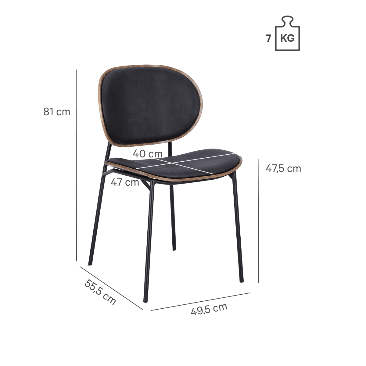 Abbildung chaise Selvon