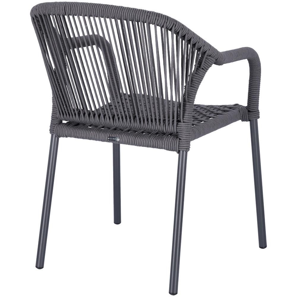Abbildung Chaise à accoudoirs Meyoro Schrägansicht