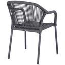 Abbildung Chaise à accoudoirs Meyoro Schrägansicht