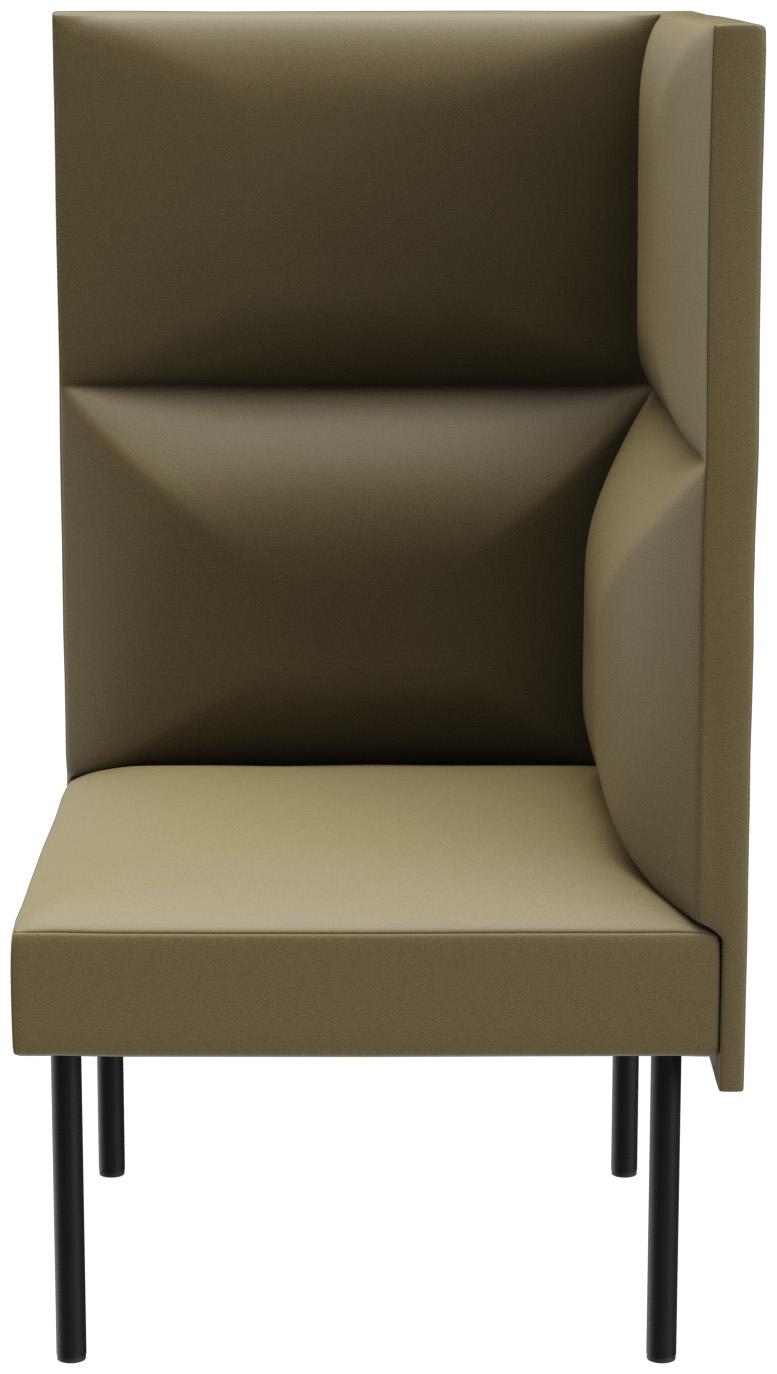 Abbildung Rechts eindstuk/afsluitelement Tuya B Vorderansicht