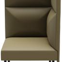 Abbildung Rechts eindstuk/afsluitelement Tuya B Vorderansicht