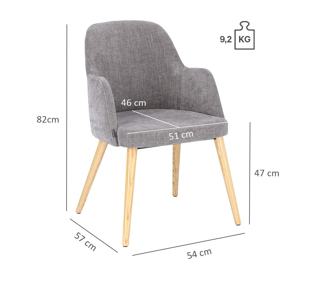Abbildung Chaise à accoudoirs Hada
