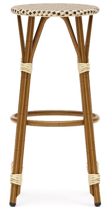 Abbildung Tabouret de bar Malte Vorderansicht