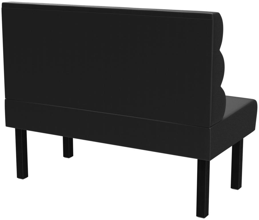 Abbildung Right-hand end element 120cm Ripple Schrägansicht
