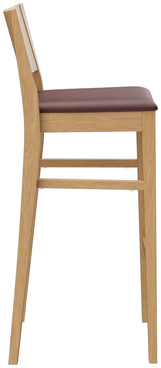 Abbildung Barhocker Quin Seitenansicht