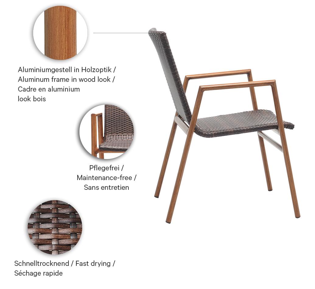 Abbildung Armlehnstuhl Tinna