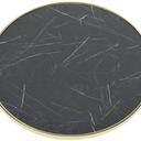 Abbildung Plateau de table Easy Gold Halla Schrägansicht