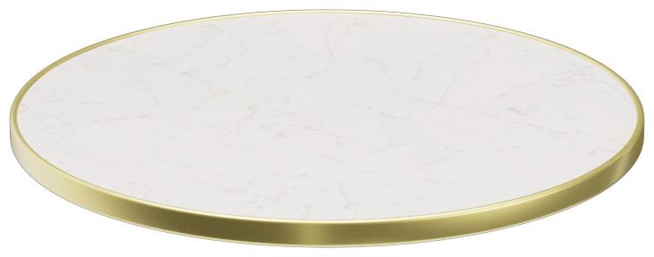 Abbildung Tischplatte Easy Gold Vorderansicht