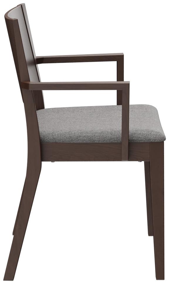 Abbildung Armlehnstuhl Quin Seitenansicht