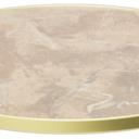 Abbildung Tischplatte Easy Gold Seitenansicht