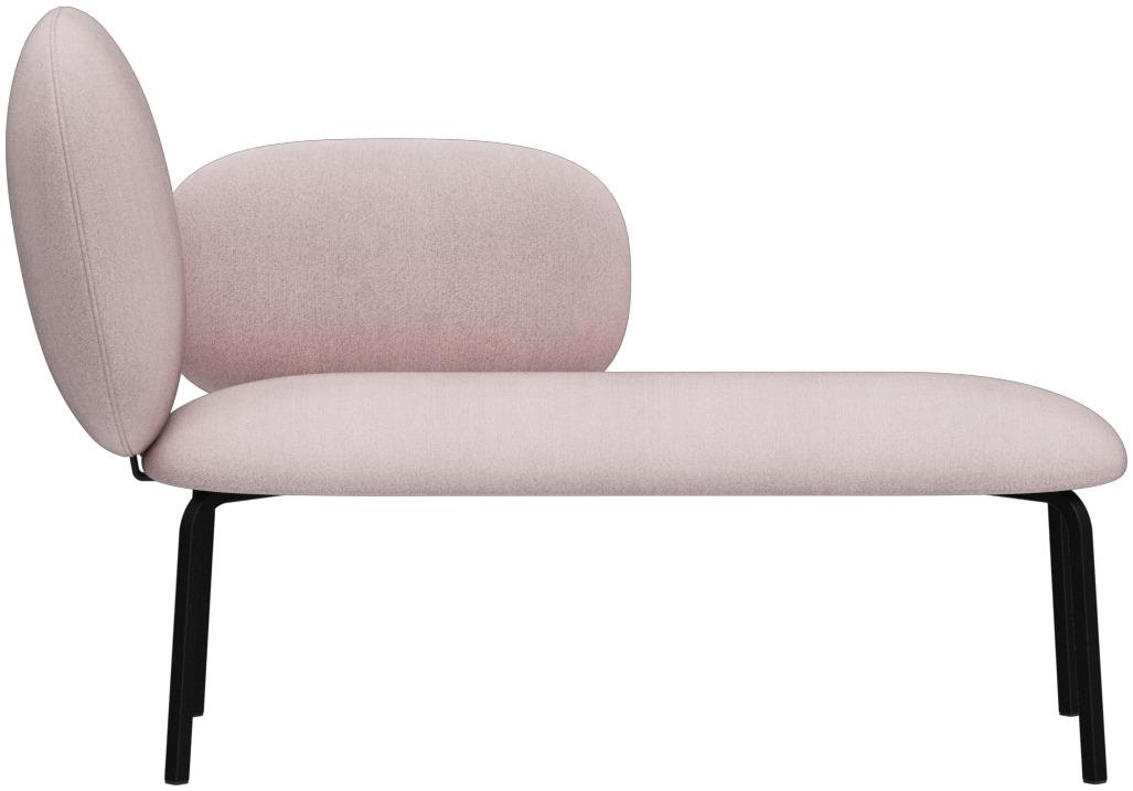 Abbildung Left-hand facing chaise longue Liberty Vorderansicht