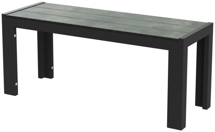 Abbildung 2-seater bench Gates Schrägansicht