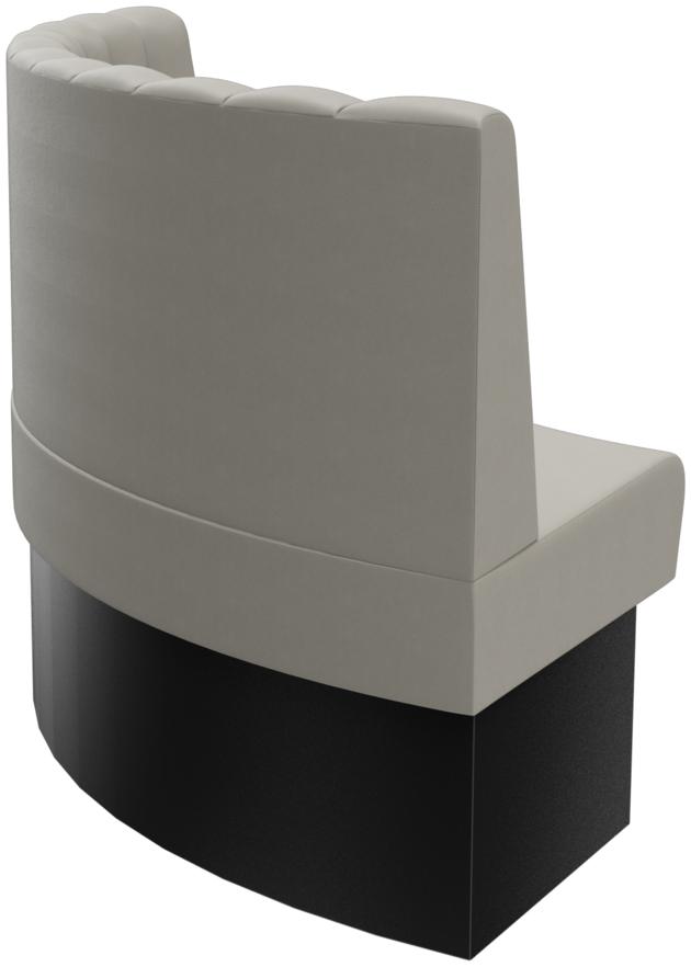 Abbildung Right-hand rounded end element Felipa Schrägansicht