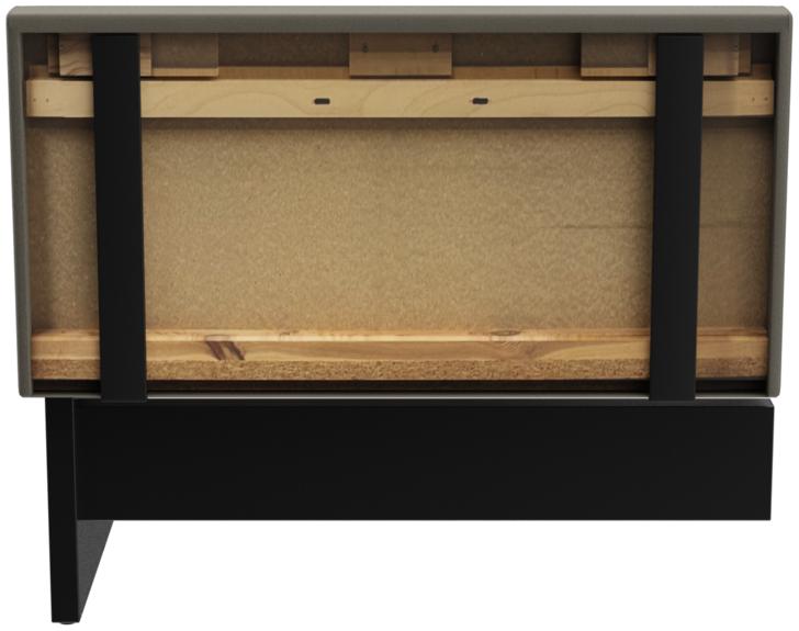 Abbildung Extension/End element 100 cm H-Line Rückansicht