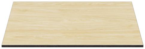 Abbildung Tischplatte Compact Slim Vorderansicht