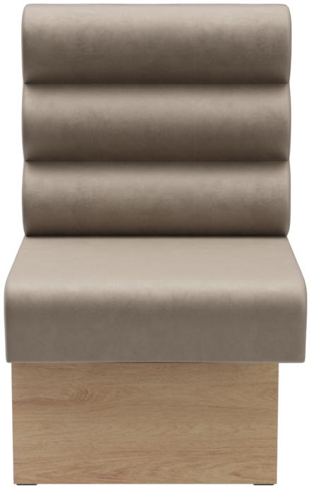 Abbildung Right end element 60 cm Ripple Vorderansicht