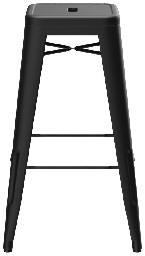Abbildung Tabouret de bar Patra Seitenansicht