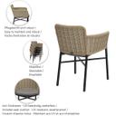 Abbildung Chaise à accoudoirs Usara