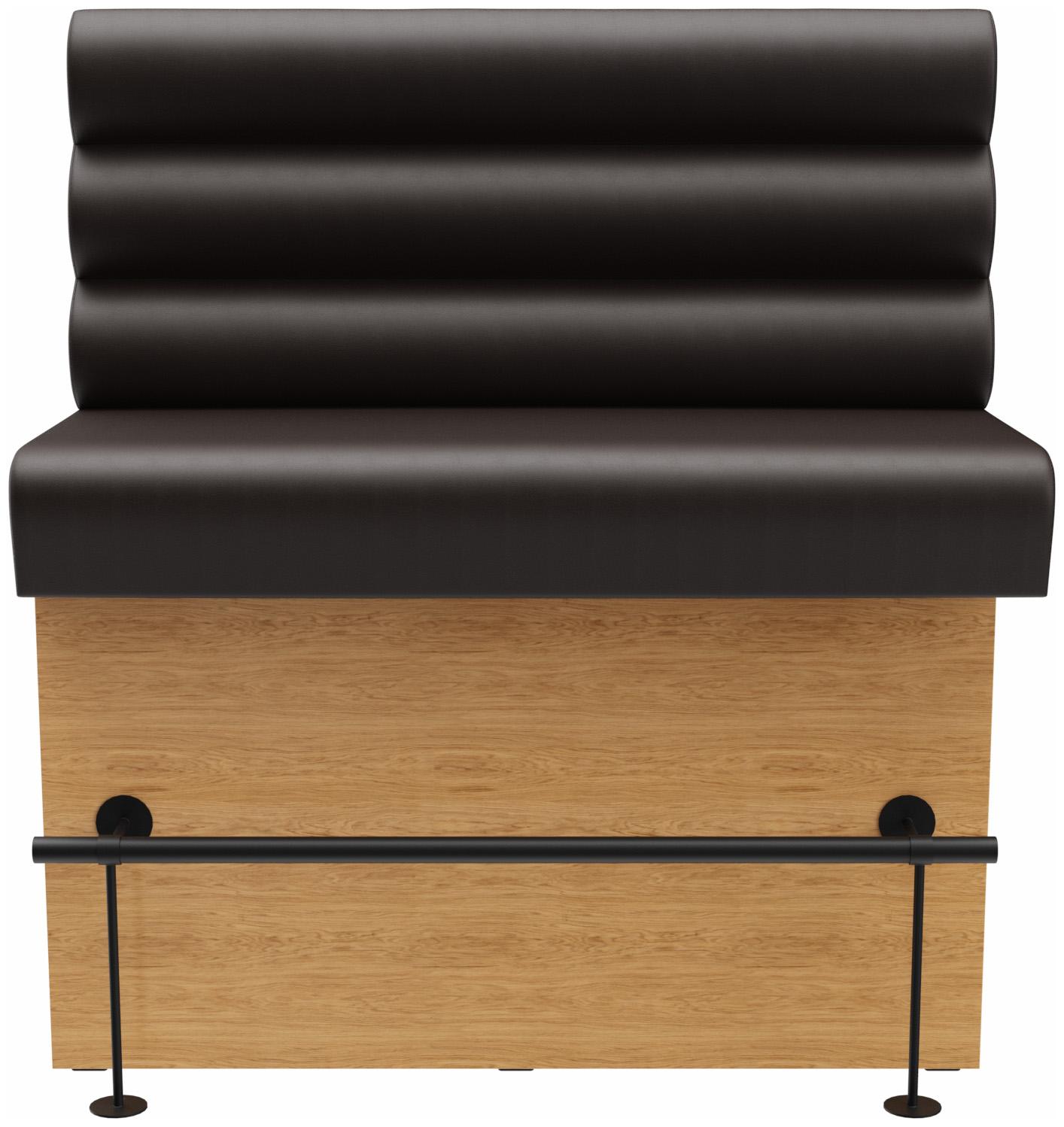 Abbildung Abschlusselement rechts 120cm Ripple Vorderansicht
