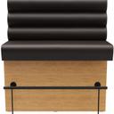 Abbildung Abschlusselement rechts 120cm Ripple Vorderansicht