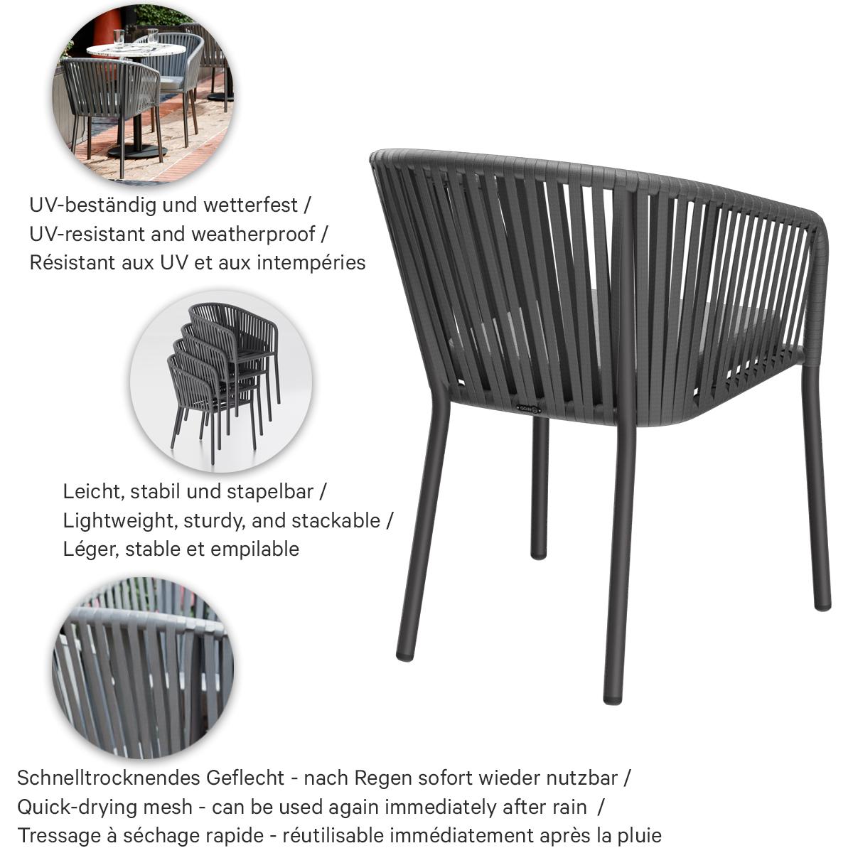 Abbildung Chaise à accoudoirs Penya