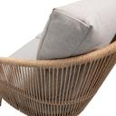 Abbildung 2-Sitzer-Element Sanaia Detailansicht