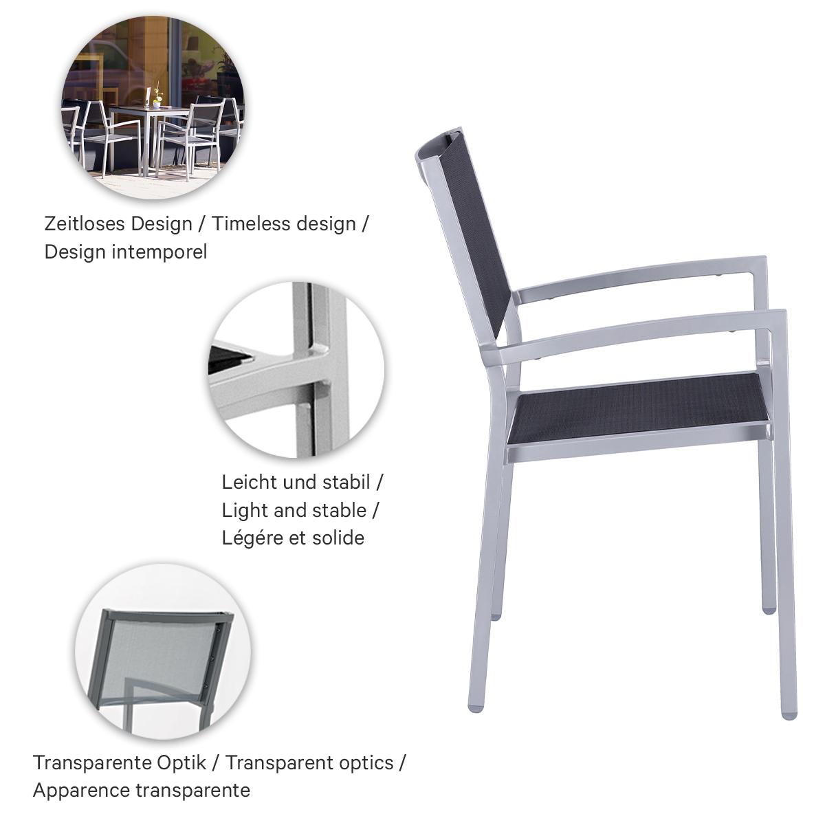 Abbildung Chaise à accoudoirs Tom
