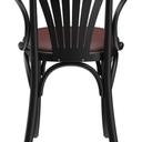 Abbildung Chaise à accoudoirs Greta Rückansicht