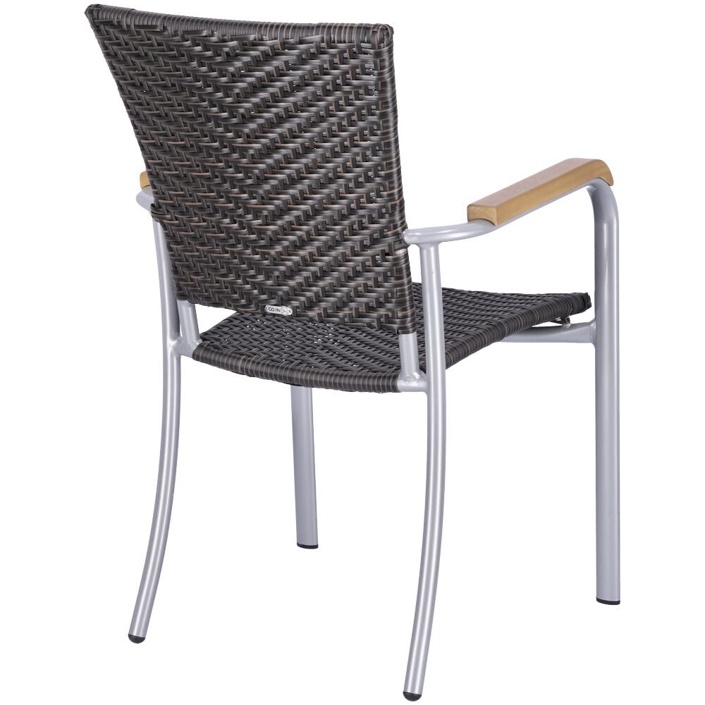 Abbildung Chaise à accoudoirs Teja Schrägansicht