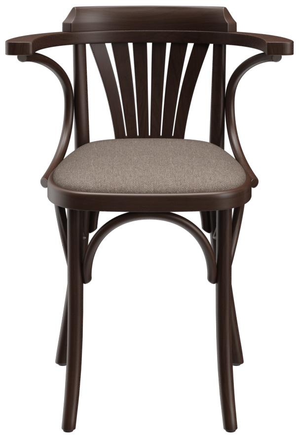 Abbildung Chaise à accoudoirs Greta Vorderansicht