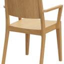 Abbildung Chaise à accoudoirs Quin Schrägansicht