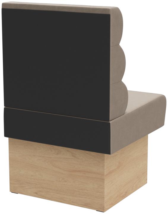 Abbildung Left-hand end element 60 cm Ripple Schrägansicht