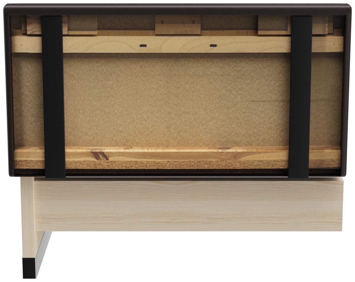 Abbildung Anbau-/Abschlusselement 100 cm H-Line Rückansicht