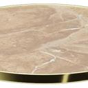 Abbildung Plateau de table Easy Gold Halla Schrägansicht