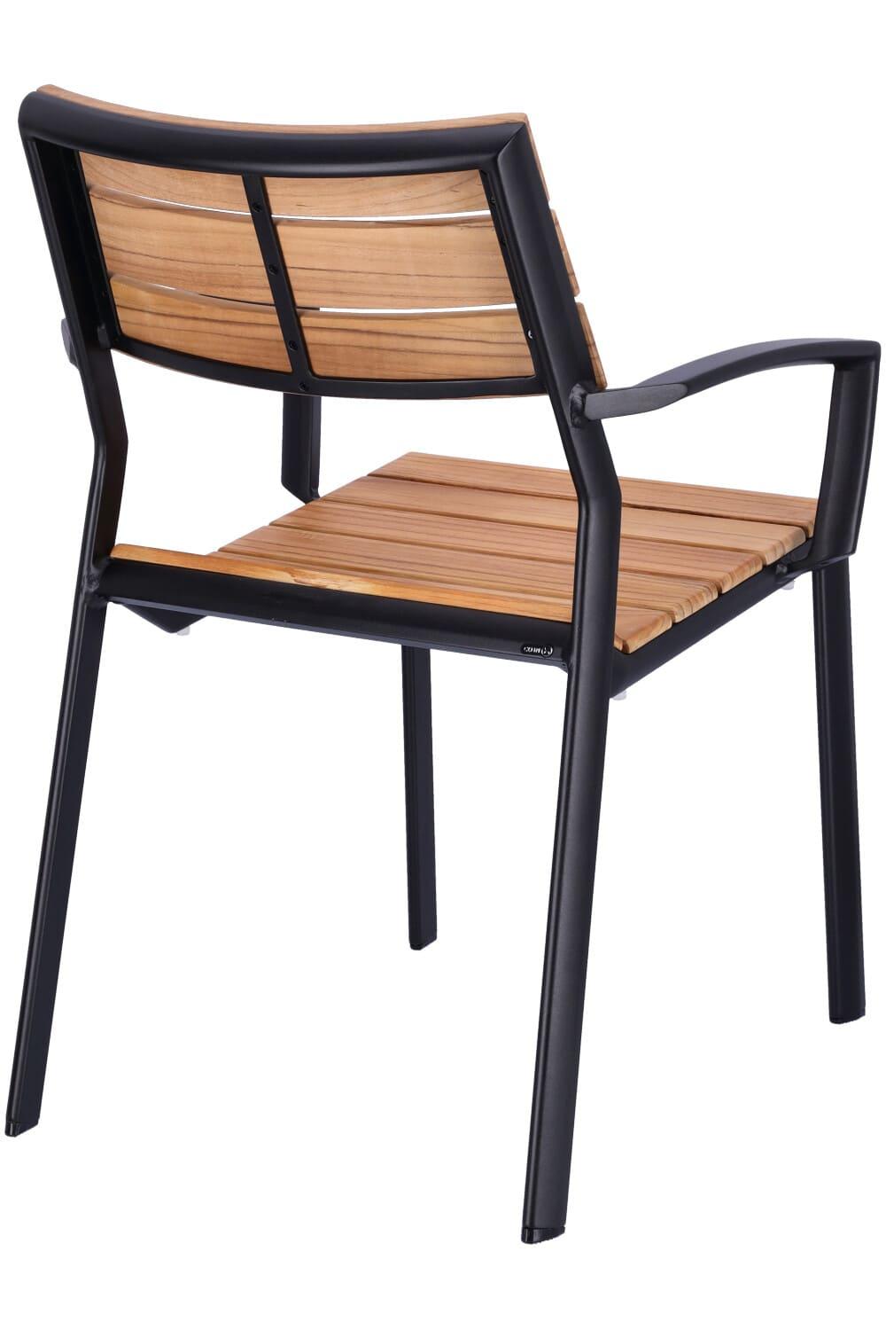 Abbildung Chaise à accoudoirs Tadeo Schrägansicht
