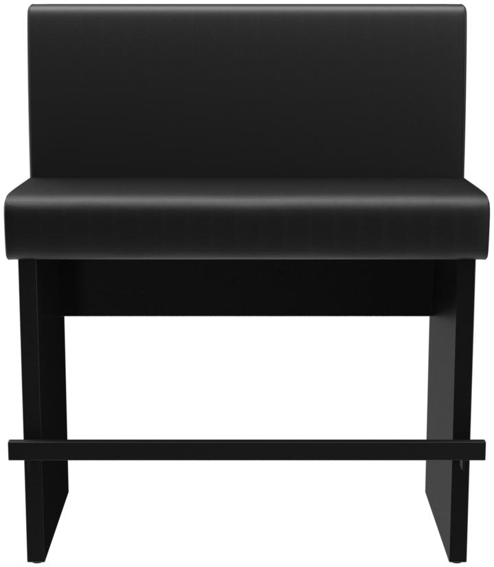 Abbildung Single/base element 100 cm H-Line Vorderansicht