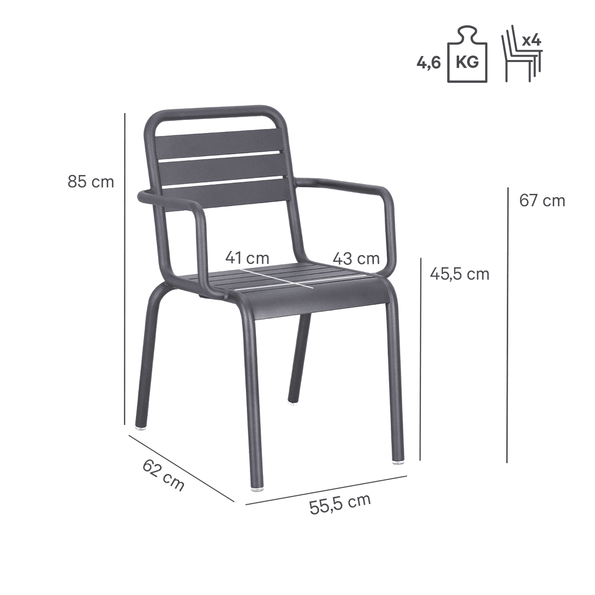 Abbildung Fauteuil Heco