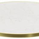 Abbildung Tischplatte Easy Gold Schrägansicht